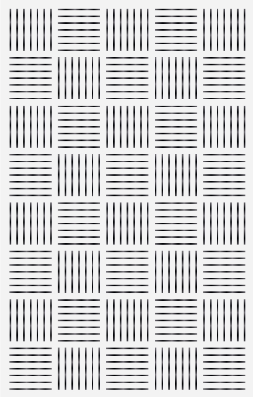 Striped tile pattern kitchen vinyl rug - TenStickers