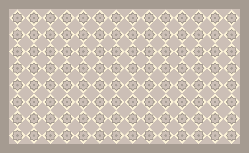 Cement beige tiles  tile carpet - TenStickers
