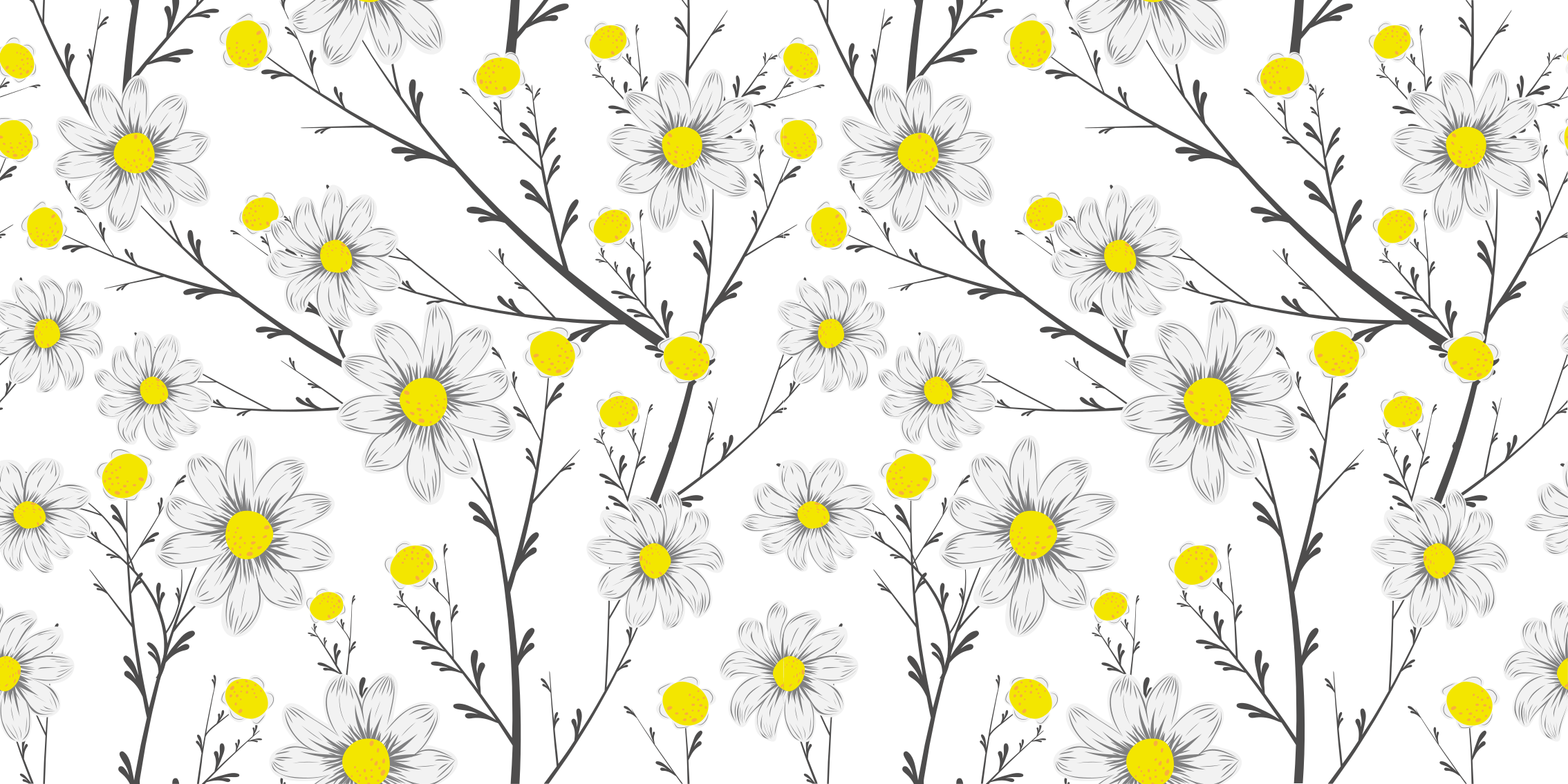 Classical daisy flower floral rug - TenStickers