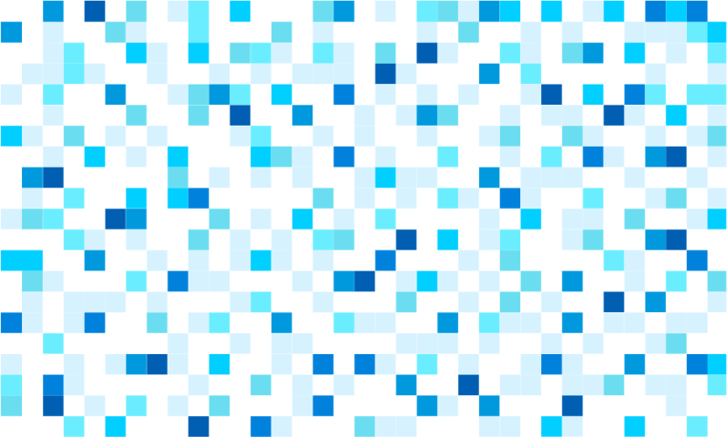 Blue Mosaic Motif tile vinyl rug - TenStickers