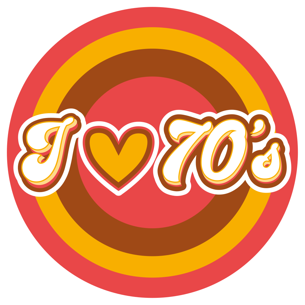 Retro Love Symbol vintage vinyl rug - TenStickers