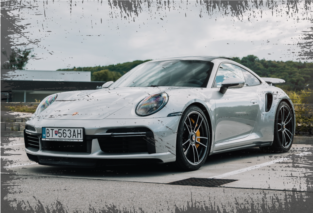 Sport Car Showcase vinyl rug - TenStickers