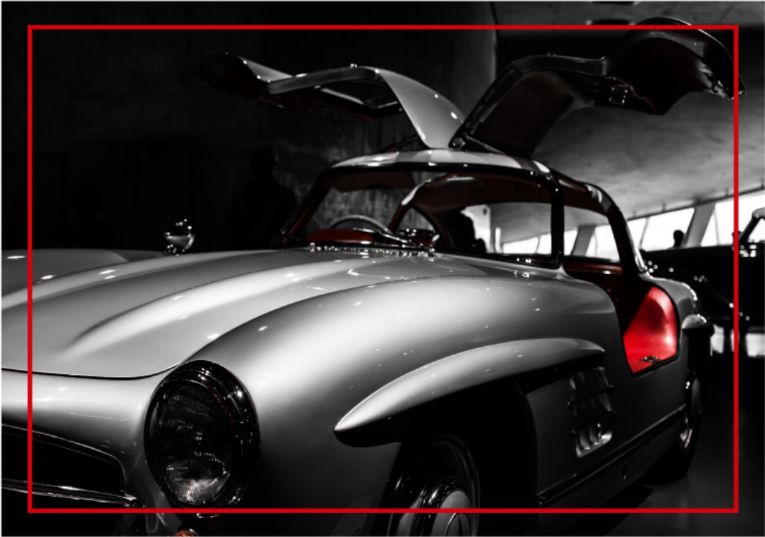 Mercedes 300SL vintage rug - TenStickers