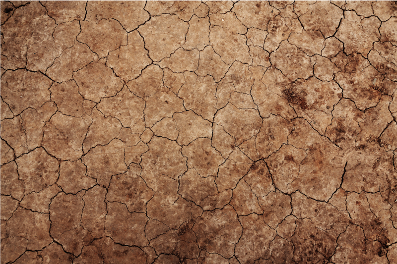 Cracked Earth Texture stone effect vinyl rug - TenStickers