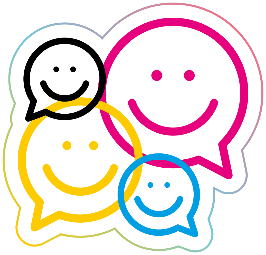 Smiley Face Collection teenage bedroom vinyl rug - TenStickers