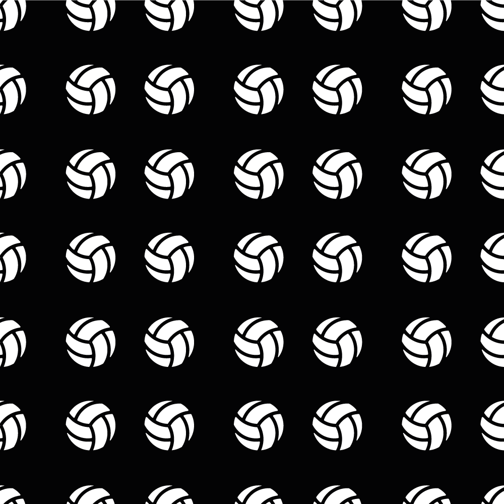 VOLLEYBALL PATTERN vinyl rug gaming - TenStickers