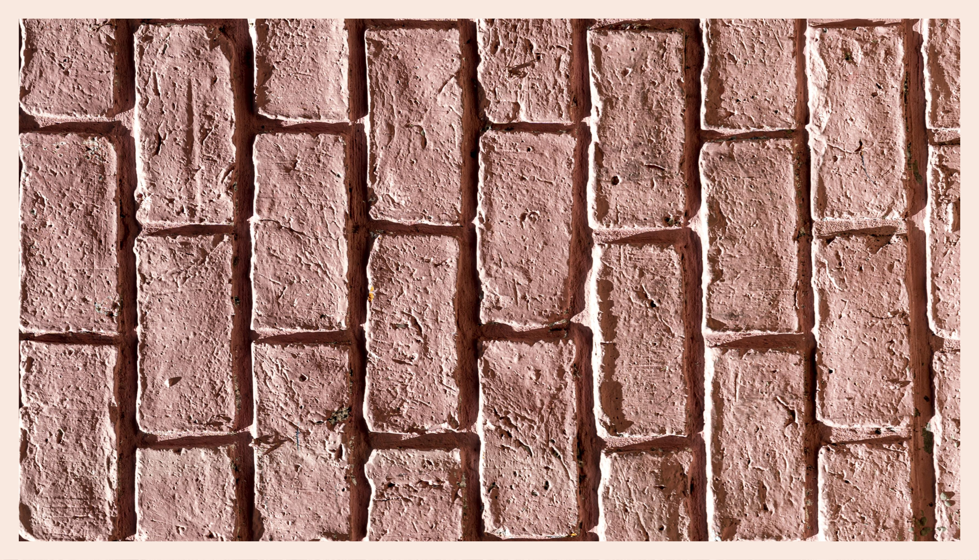 Rustic Brick Pattern stone effect vinyl rug - TenStickers