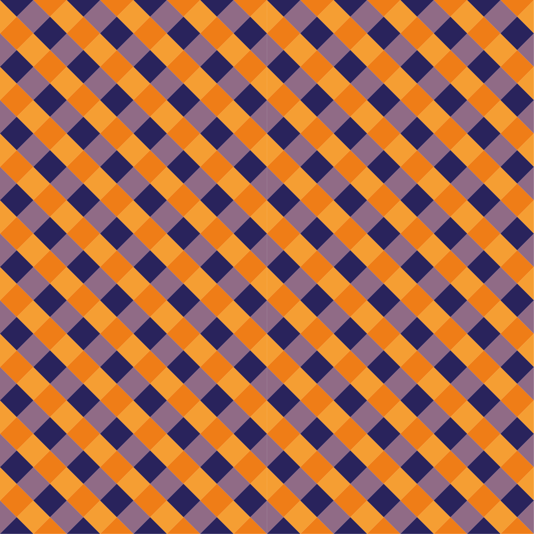 Diagonal Color Blocks striped vinyl rug - TenStickers