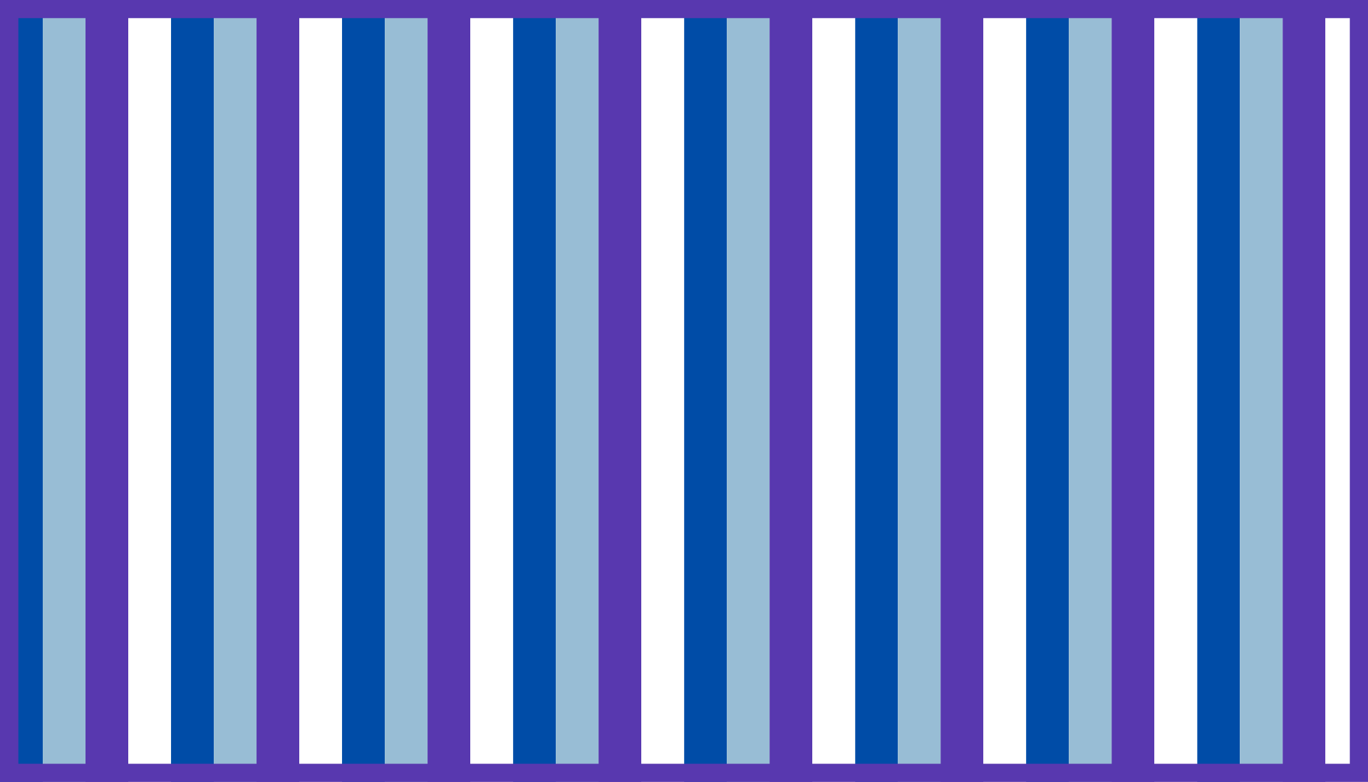 Bright blue pattern striped vinyl rug - TenStickers