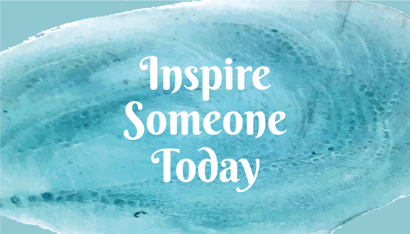 Inspire Someone Today custom vinyl rug - TenStickers