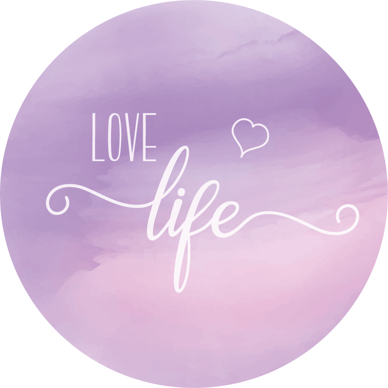 Value life custom vinyl rug - TenStickers