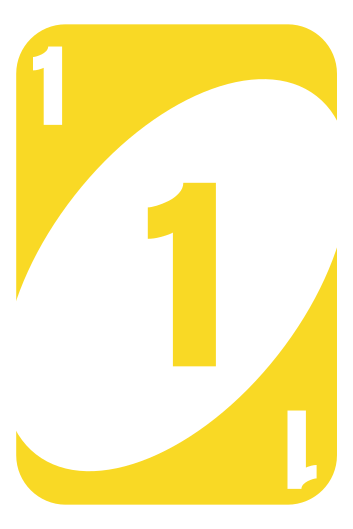 Yellow Number One vinyl rug gaming - TenStickers