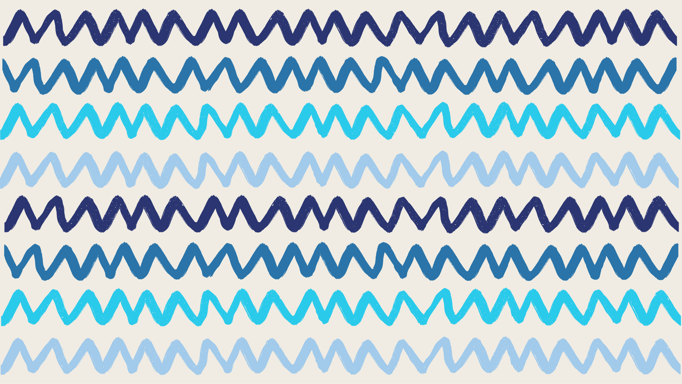 Wavy Stripe Patterns vinyl rug bathroom - TenStickers