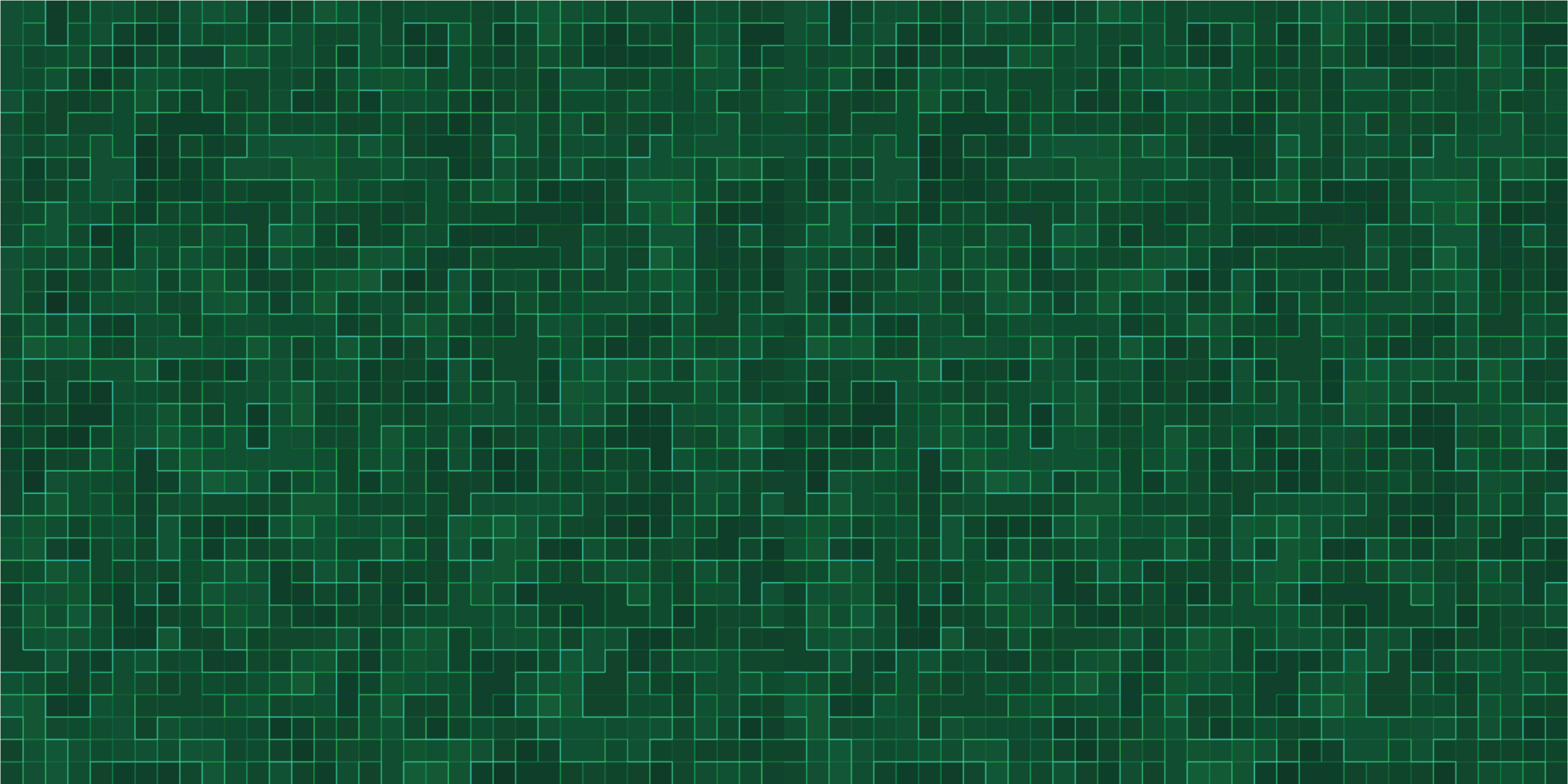 Green Grid Pattern geometric vinyl rug - TenStickers