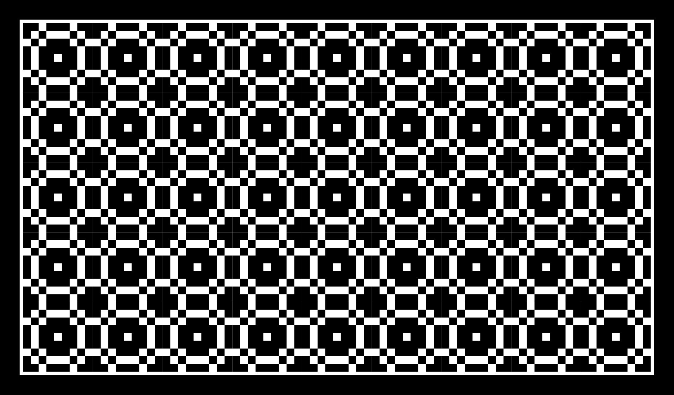 Monochrome Pattern geometric vinyl rug - TenStickers