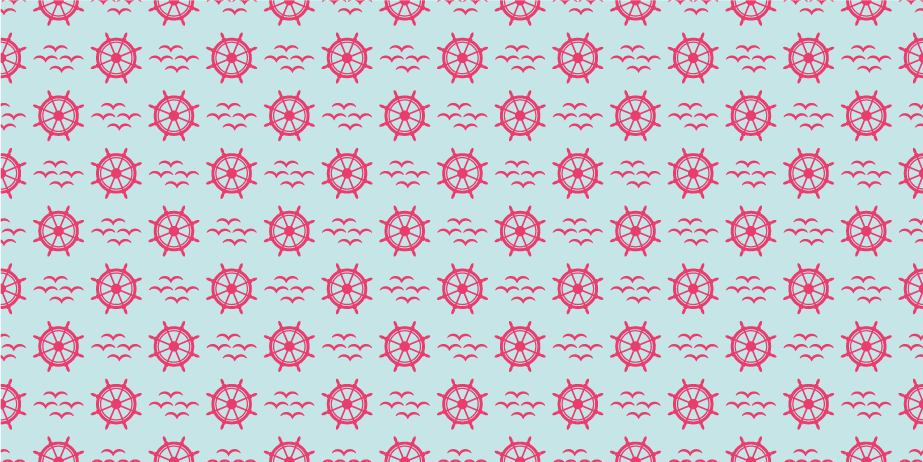 Nautical steering wheels vinyl rug - TenStickers