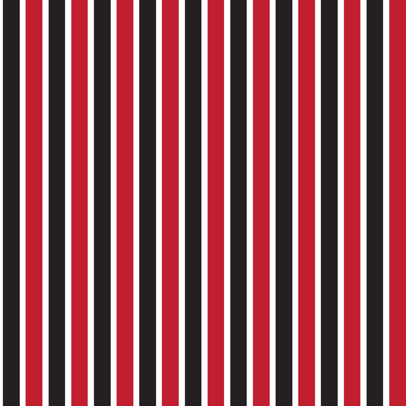 Striped vinyl rug in vertical red and black - TenStickers