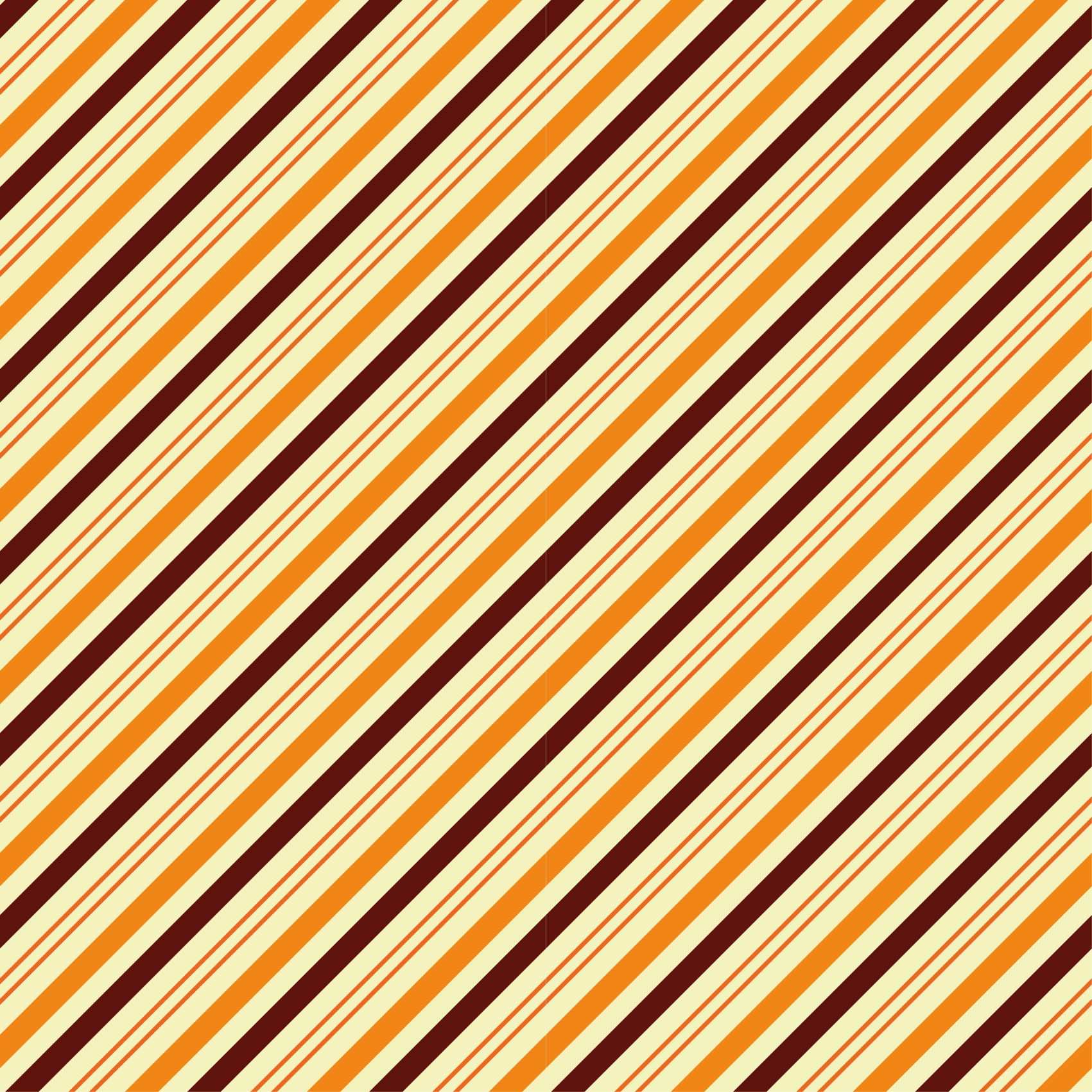 Barred Warm Hues striped vinyl rug - TenStickers