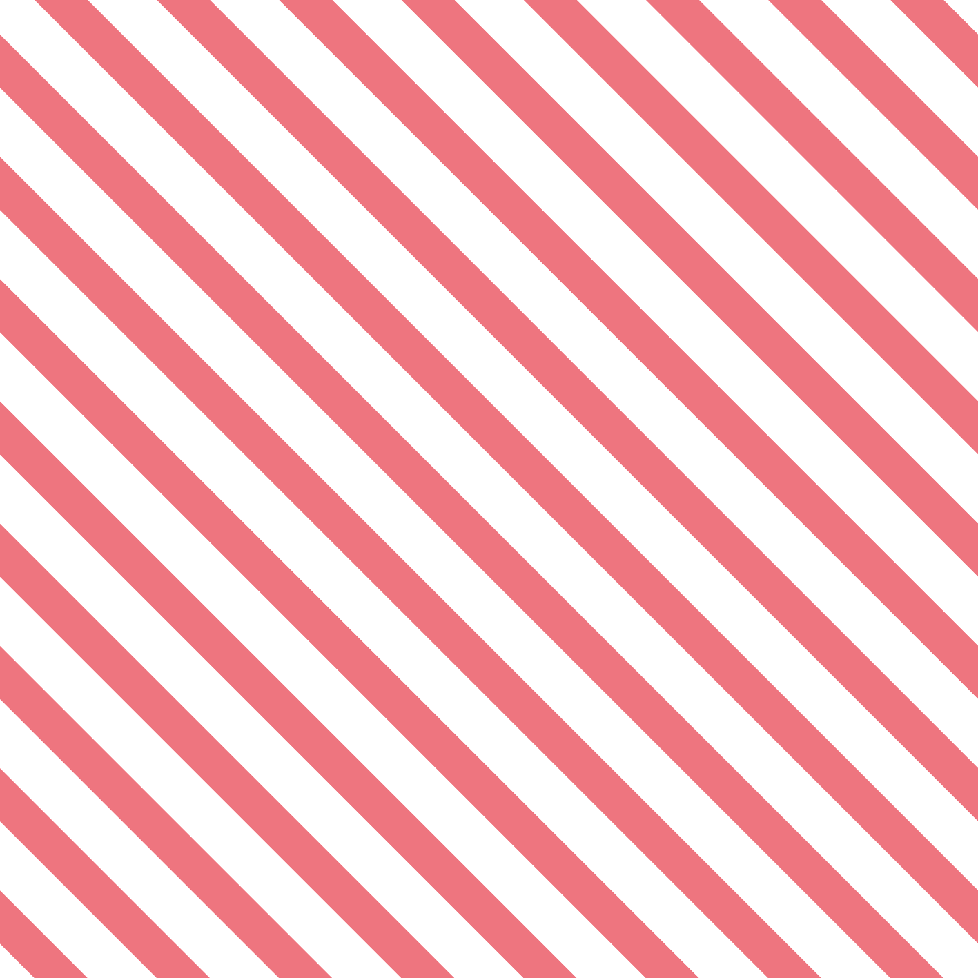 Pink and white pattern striped vinyl rug - TenStickers