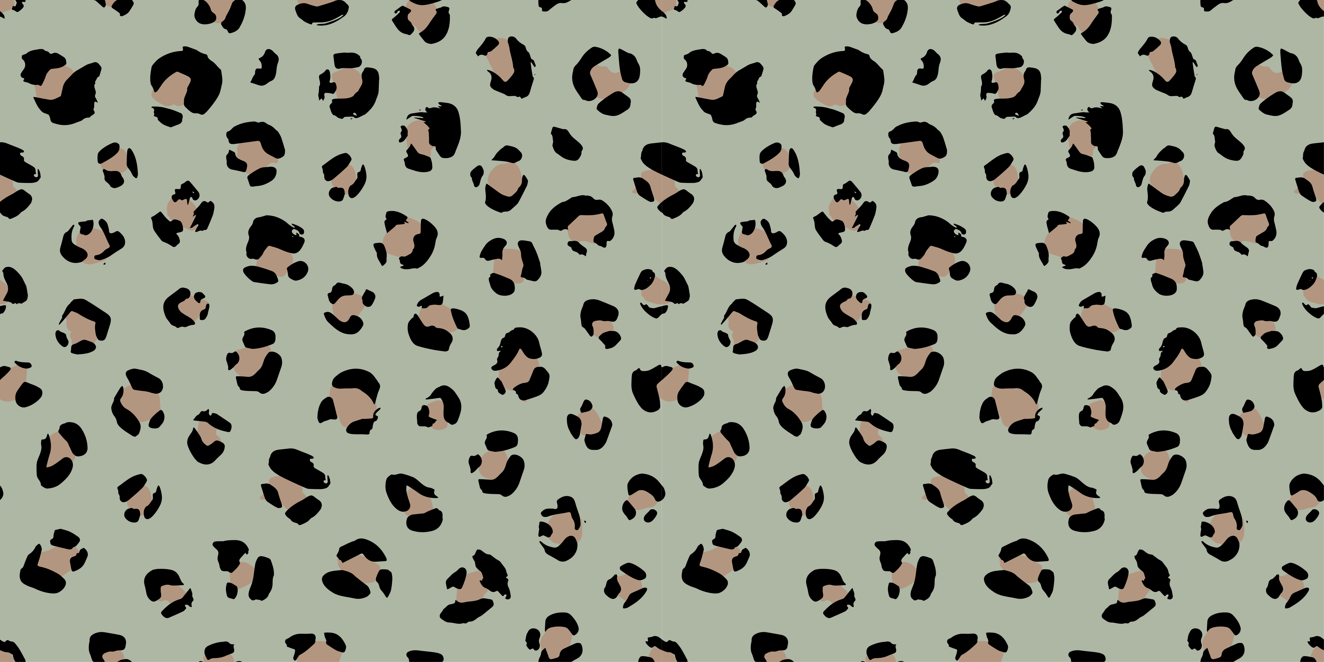 Animal print vinyl rug in leopard motif design - TenStickers