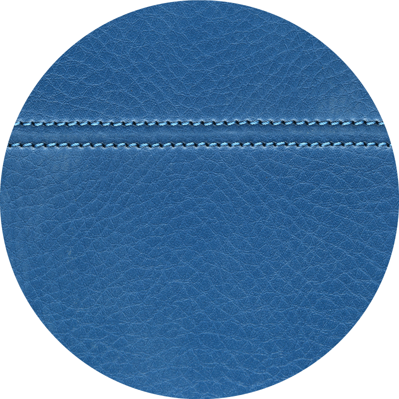 Texture vinyl rug in leather blue effect - TenStickers