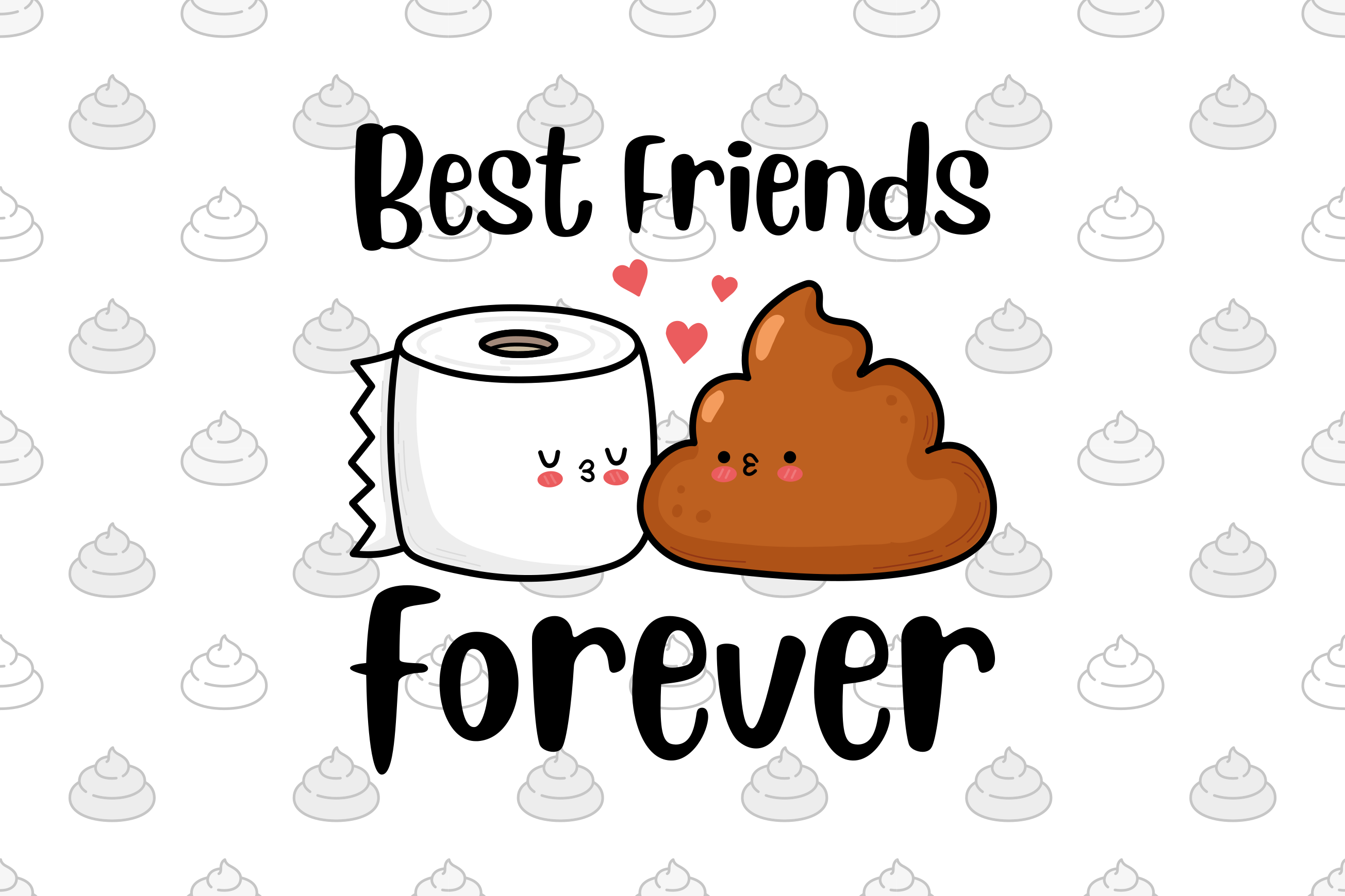 Best Friends Forever vinyl rug bathroom - TenStickers