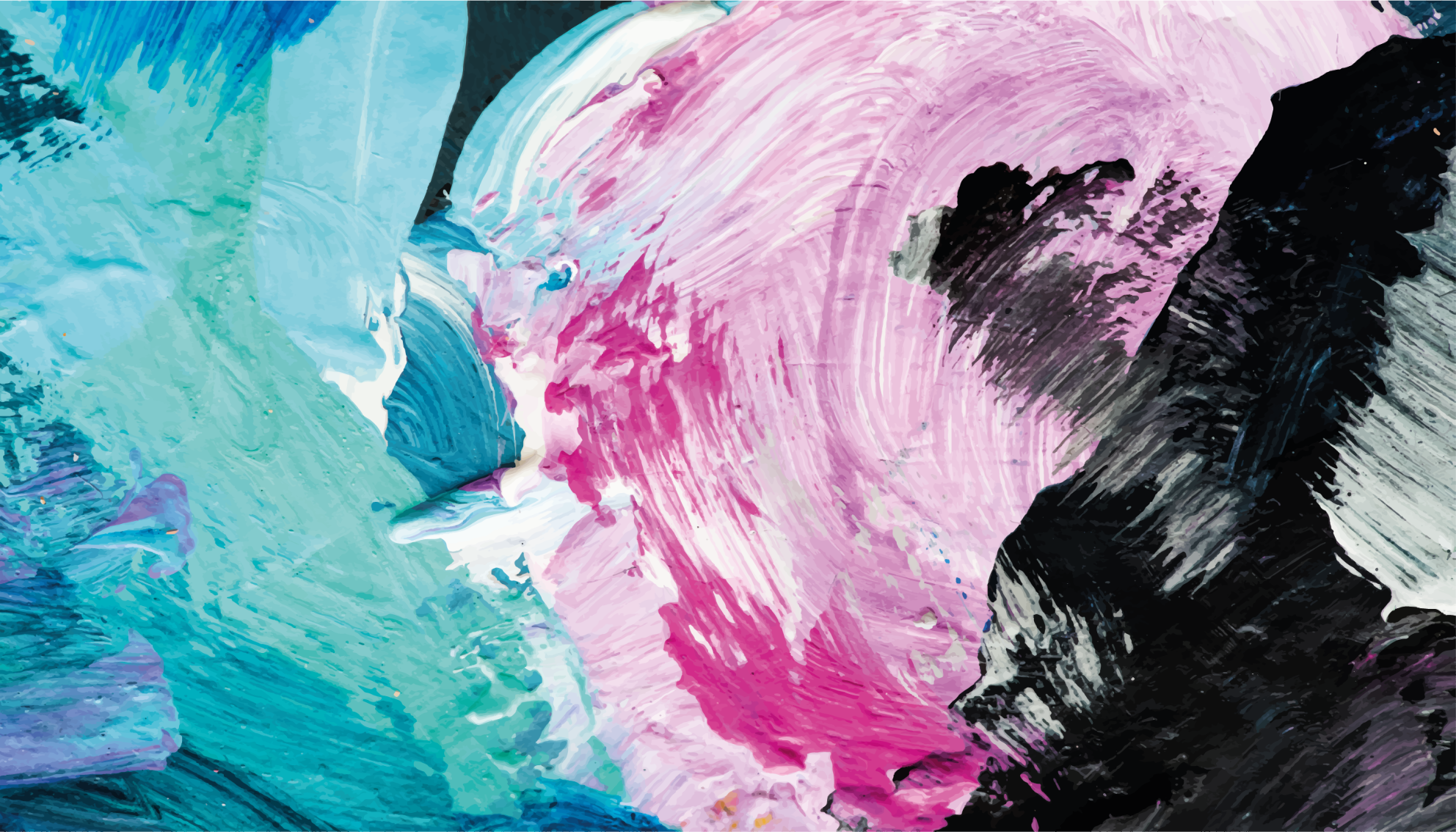 Splash of colour vinyl rug - TenStickers