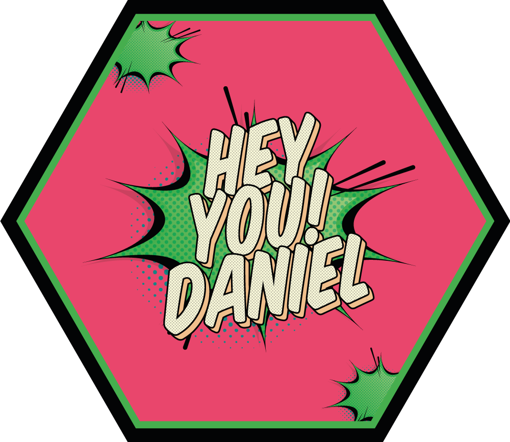 Comic Style Greeting custom vinyl rug - TenStickers