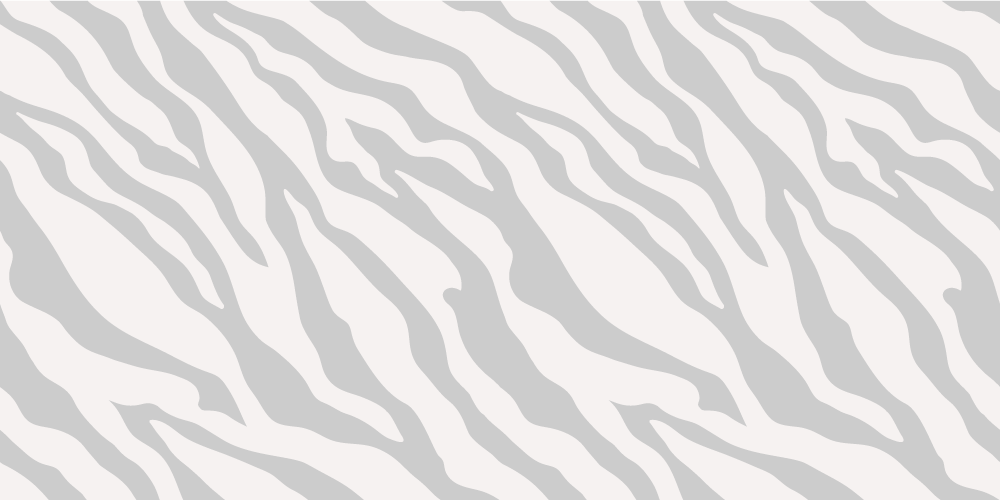 Gray Zebra Stripes animal print vinyl rug - TenStickers