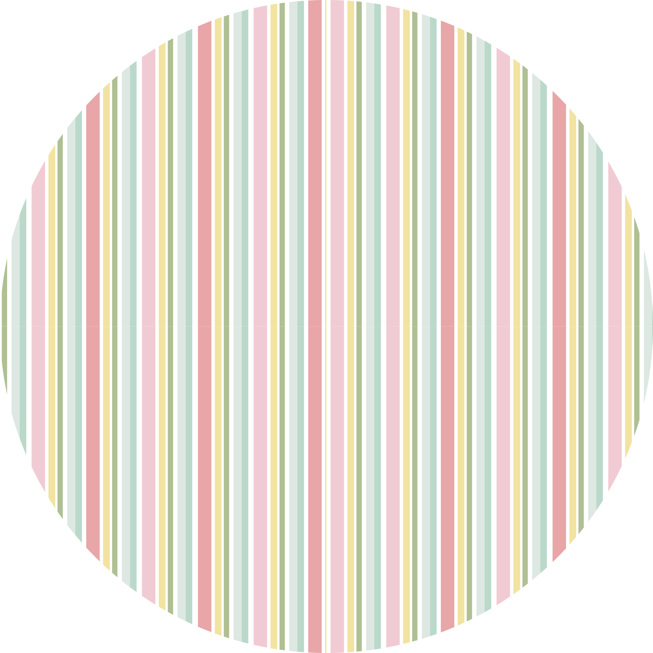 Vibrant striped arrangement striped vinyl rug - TenStickers