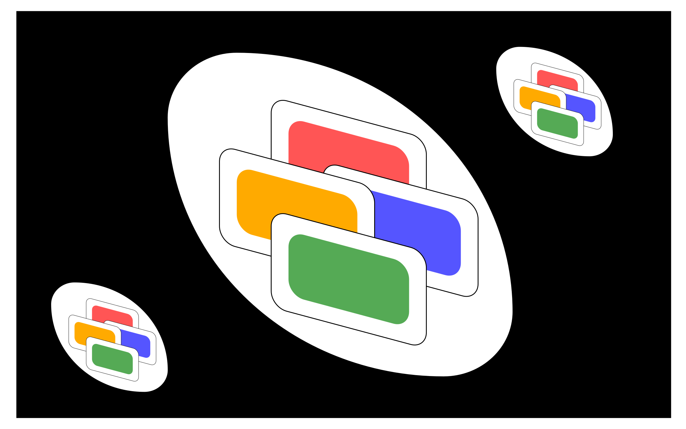 Black classic card vinyl rug gaming - TenStickers