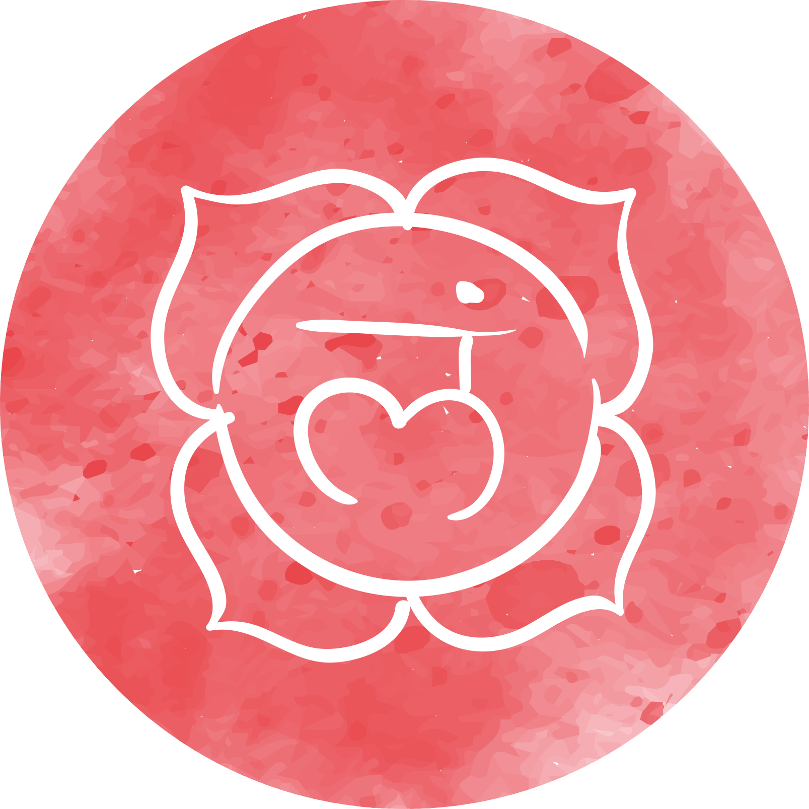 Circular Rose Design mandala vinyl rug - TenStickers