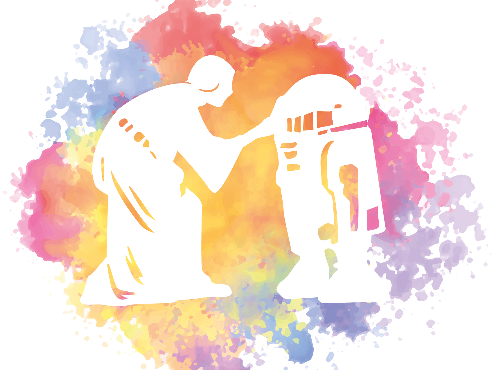 Aquarella galactic saga teenage bedroom vinyl rug - TenStickers