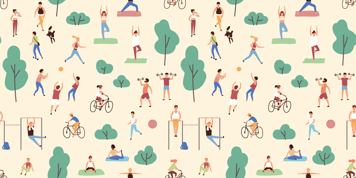 Active Play Scenes vinyl rug - TenStickers