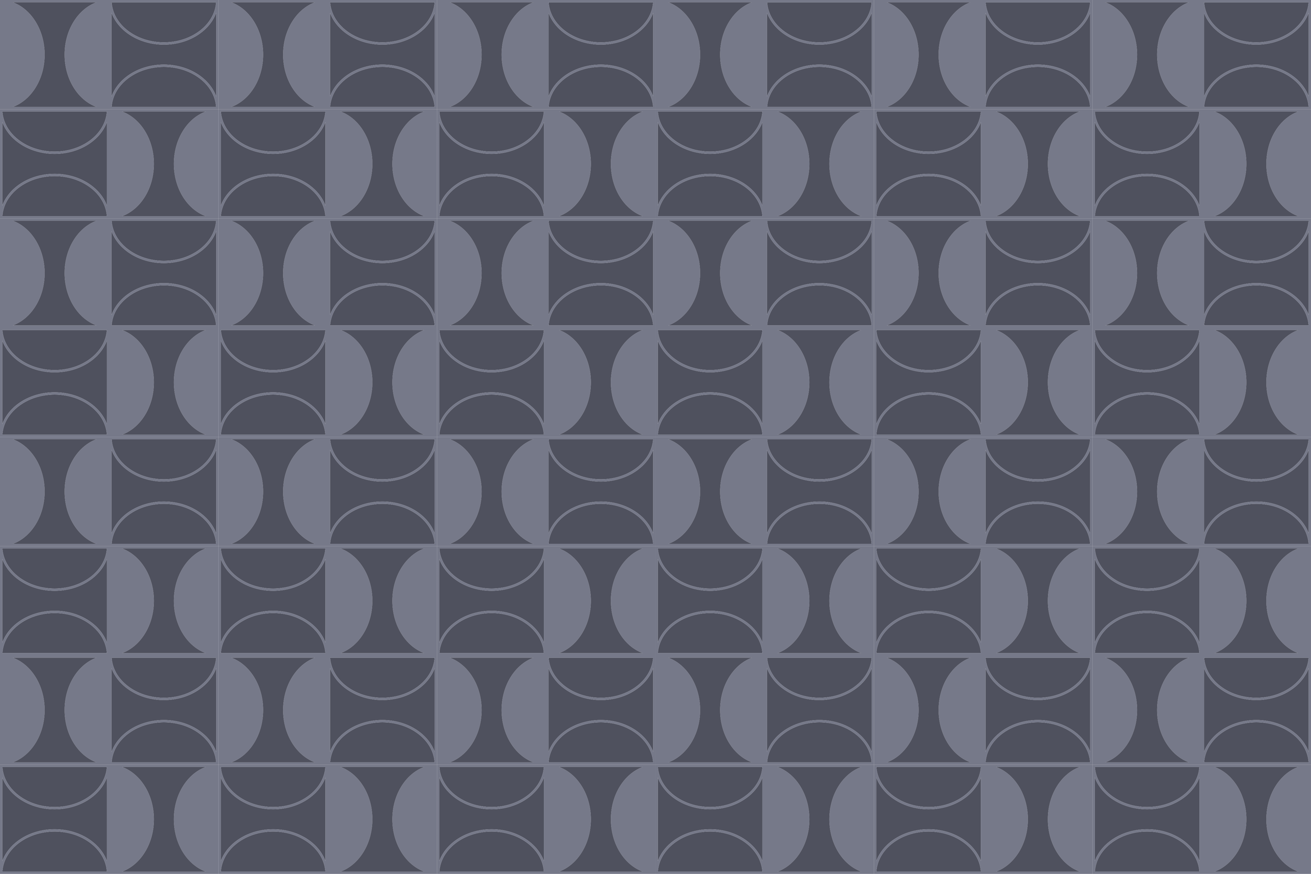 Blue design with "japandi style" rug - TenStickers