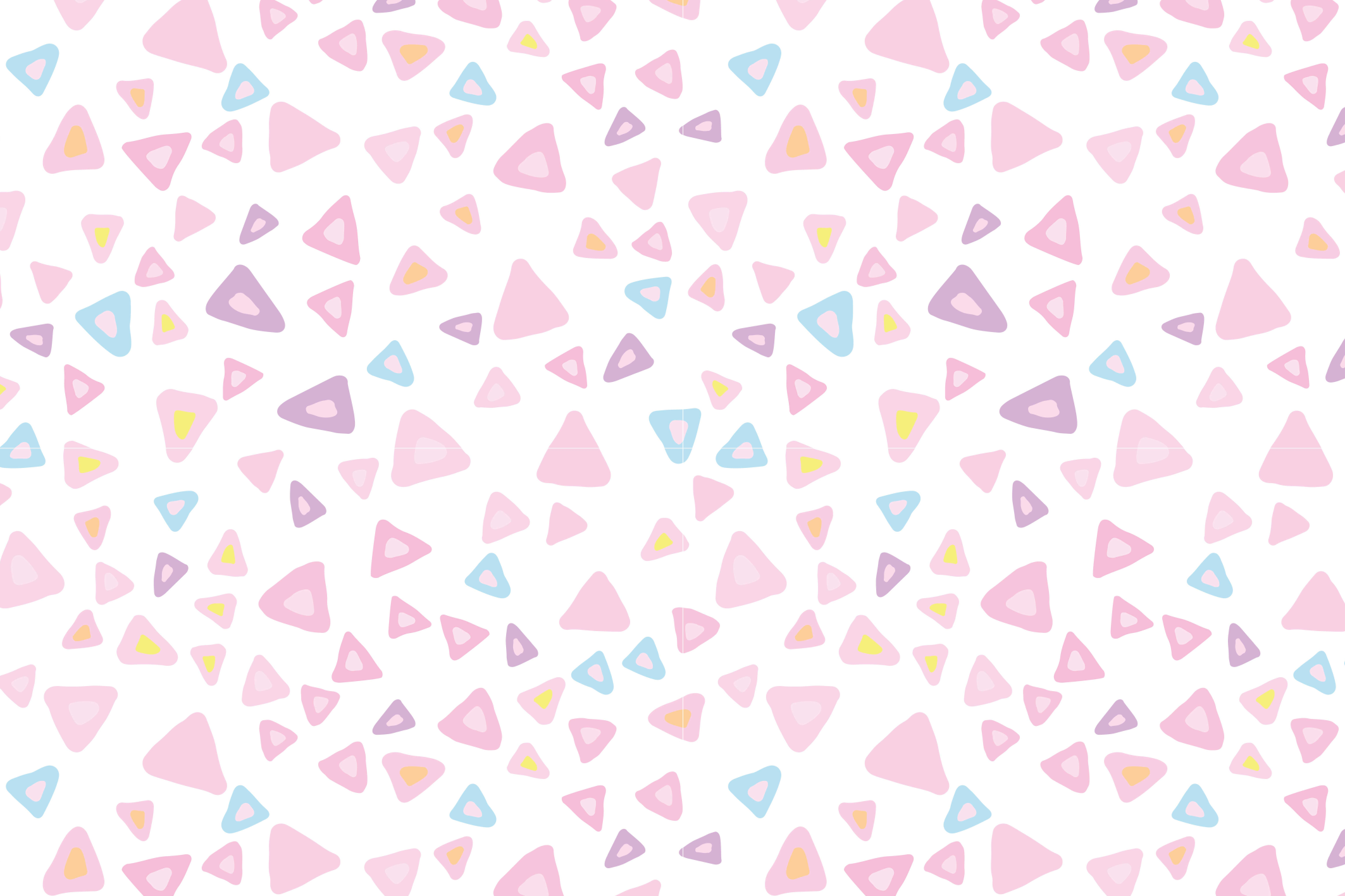 Colorful Triangular Elements vinyl rug - TenStickers