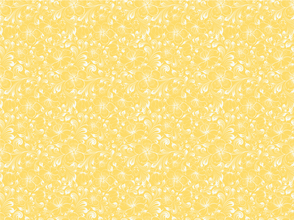 Floral Patterned Design vinyl rug flowers - TenStickers