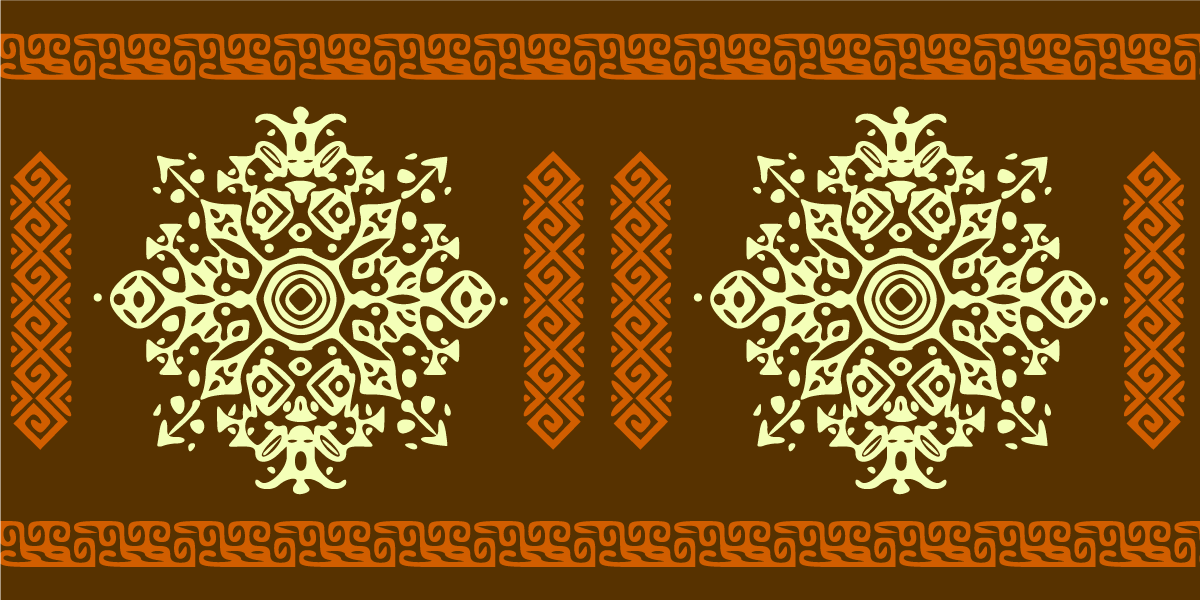 Mandala vinyl rug mandala pattern collection - TenStickers