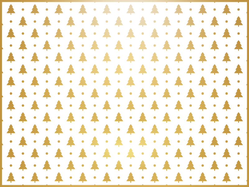 Festive Tree Pattern Christmas vinyl rug - TenStickers