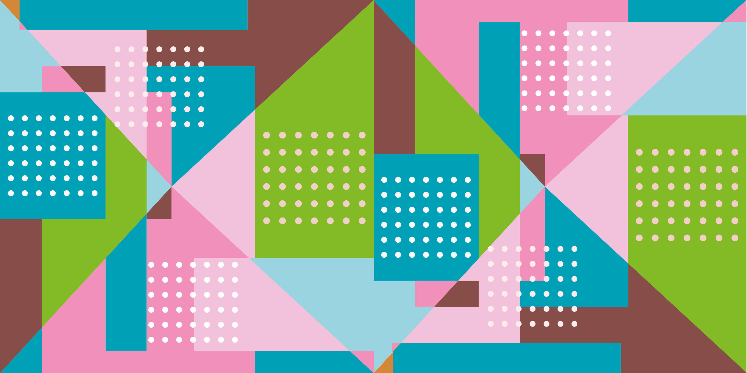 Geometric Shapes Fusion vinyl rug - TenStickers