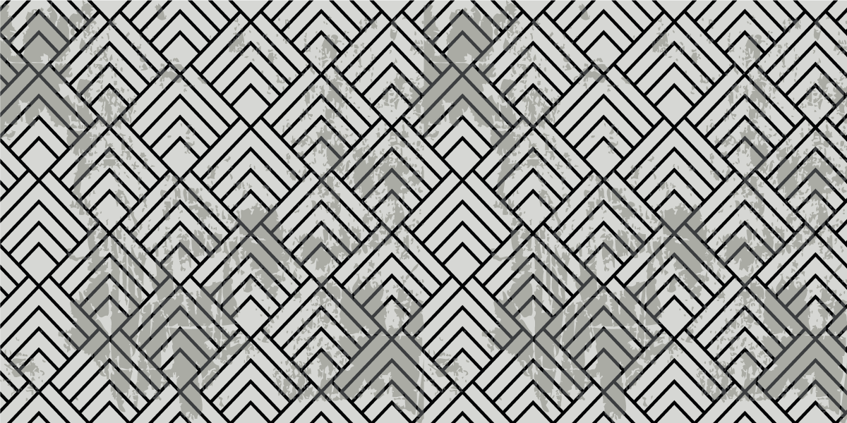 Geometric chevron pattern vinyl rug - TenStickers