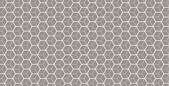 Geometric vinyl rug in geometric lattice design - TenStickers