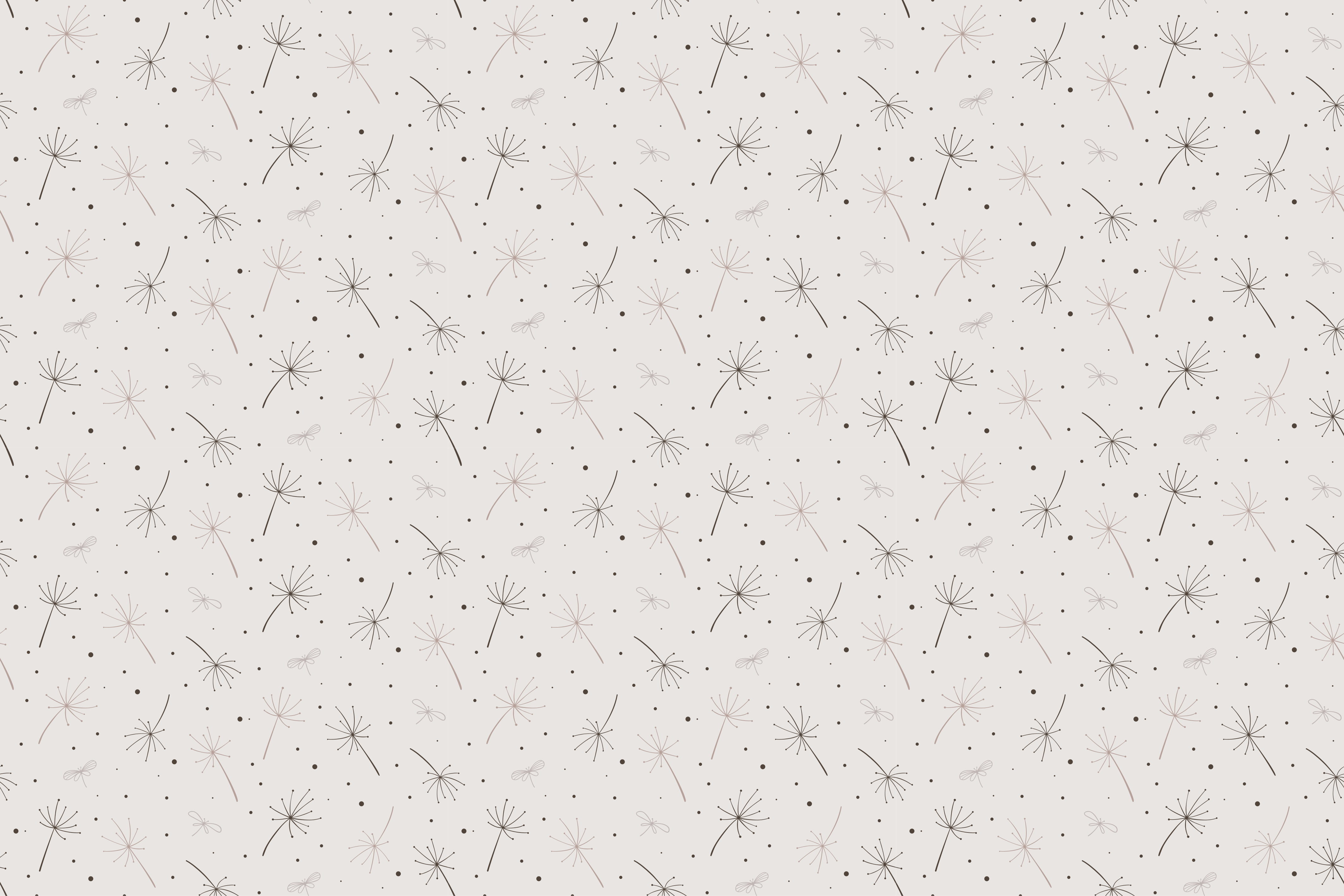 Scandinavian style thin grass floral rug - TenStickers