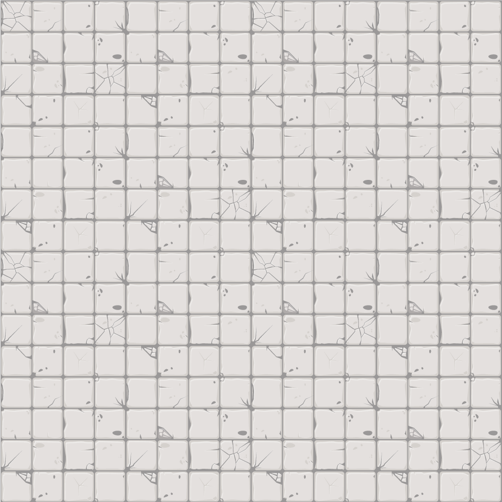 Old White Tile Wall vinyl rug bathroom - TenStickers