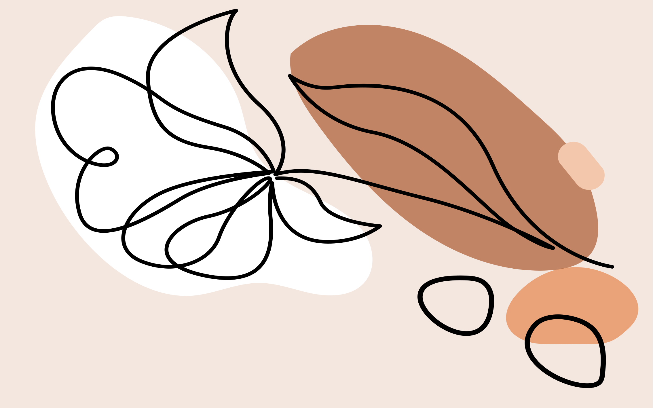 Abstract Floral Pattern vinyl rug flowers - TenStickers