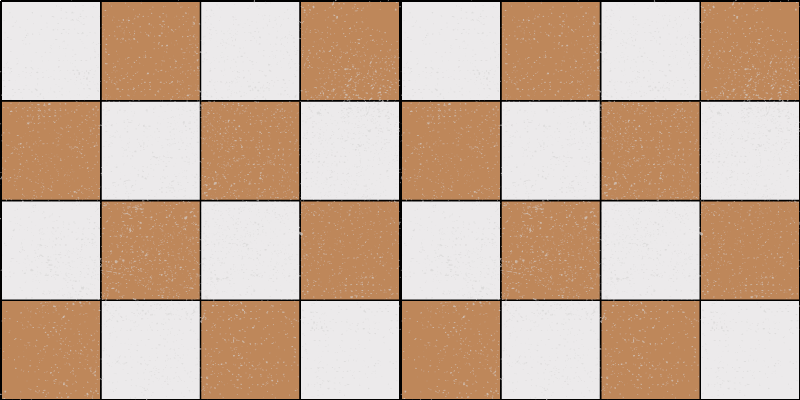 Checkerboard Pattern Decor kitchen vinyl rug - TenStickers