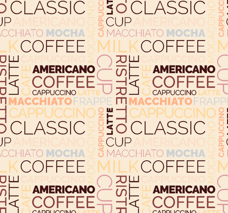Typography Delight text wallpaper - TenStickers