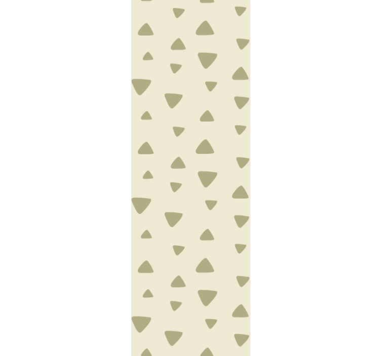 Simple beige pattern triangle wallpaper - TenStickers