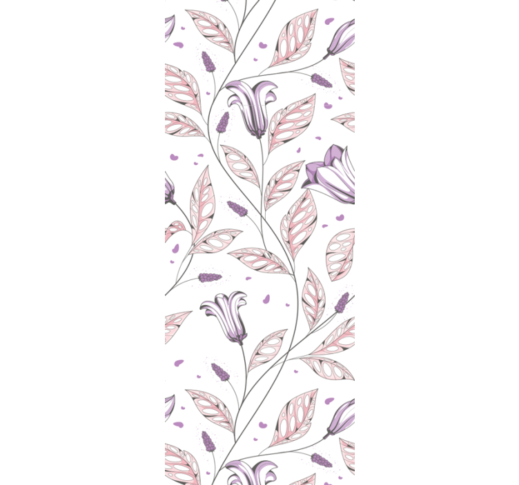 Floral Harmony Design flower wallpaper - TenStickers