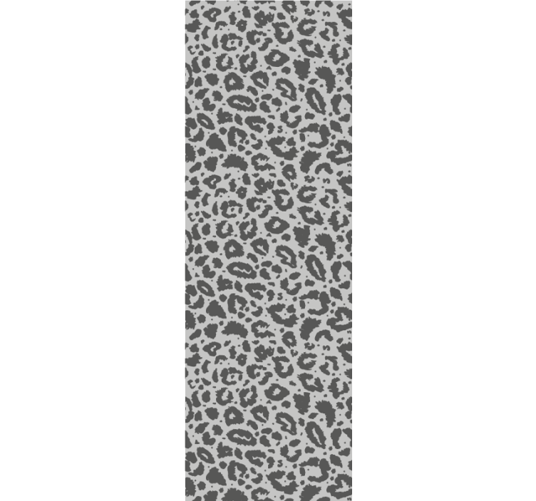 Grey print style leopard wallpaper - TenStickers